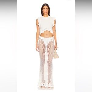 Tularosa Zanea ruffle maxi skirt AND top